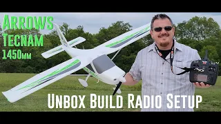 Arrows - Tecnam 2010 - 1450mm - Unbox, Build, & Radio Setup