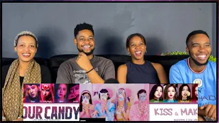 Our Reaction To BLACKPINK COLLABS - ( ‘Ice Cream + SOUR CANDY + 'KISS AND MAKE UP' ) (a)