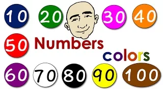 Colors & Numbers - 10 to 100 | Learn English - Mark Kulek ESL