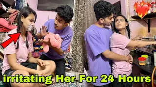 IRRITATING HER FOR 24 HOURS || GONE ANGRY 😡 || ये मेरे क्या किया😱|| CLASSY SUBHASH