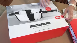 Quick unboxing of Fissler Vitaquick Pressure Skillet, 2.6qt