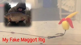 CARP FISHING - How to tie a maggot rig