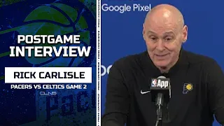 Rick Carlisle Explains Why he PULLED STARTERS So Early | Celtics Game 1 Postgame