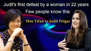 Judit's first defeat by a women in 22 years  |  Hou Yifan vs Judit Polgar