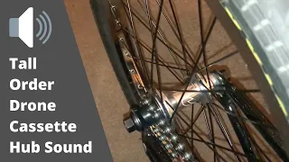 TALL ORDER BMX Hubset, Drone Cassette Hub Sound, SOUND CHECK, LOUD, UNBOXING