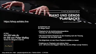 Ich fühl wie du   im Stil von Peter Maffay   Pianoplayback