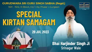 Bhai Harjinder Singh Ji Srinagar Wale LIVE at Gurudwara Sri Guru Singh Sabha DLF Gurgaon