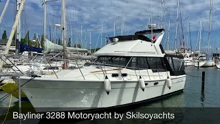 Bayliner 3288 Motoryacht refurbished by Skilsoyachts