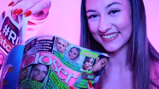 ASMR Magazine Triggers To Make You Sleep 😴 💕 (Flicking, Tracing, Tapping & Whispering)