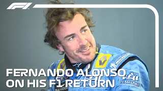 Fernando Alonso On Driving The Renault R25 Again And His F1 Return