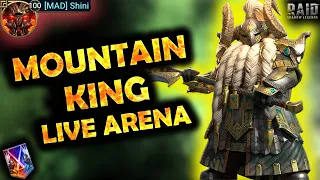 Striking Gold II With Mountain King. Winning With Skull Lord :D - Live Arena  I Raid: Shadow Legends