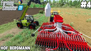 Cleaning Posture & Sowing 10Ha of Barley | Hof Bergmann | Farming Simulator 22 | Episode 4