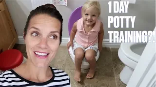 🤩 HOW TO POTTY TRAIN A TWO-YEAR-OLD TODDLER GIRL IN ONE DAY 🚽