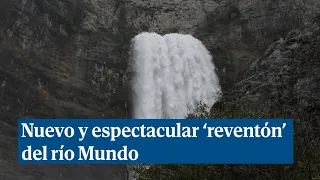 Nuevo y espectacular 'reventón' del río Mundo en Albacete