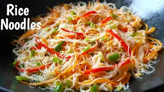 Rice Noodles and Vegetables Stir fry | Easy Rice Noodles Recipe |Pancit