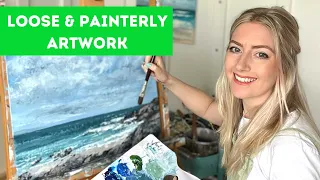 the secret to painting impressionist artwork 🎨 [loose & painterly style]