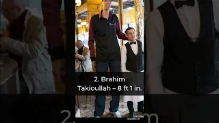 Tallest men in the world now.#shorts