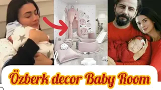 Özge yagiz and gökberk demirci together decorated baby room!