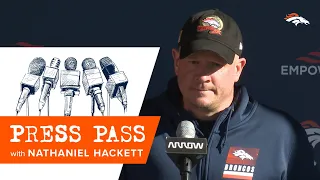 Nathaniel Hackett delivers final injury report ahead of Week 12 game vs. Panthers