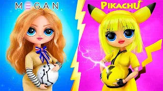 M3GAN et Pikachu Deviennent Mamans! 30 DIY pour LOL OMG