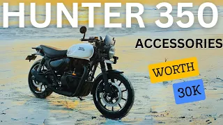 Modification Accessories for Royal Enfield HUNTER 350 | Collab@throttle_singh @ThrottleTalks117