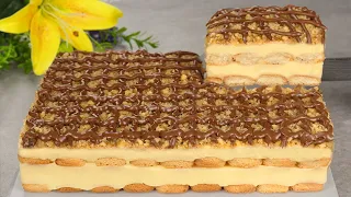 The most famous summer cake that will melt in your mouth! No oven! Delicious cake in 15 minutes 🍋