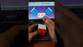 🤯The VIRAL 2x63 Moves of Rubik's Cube - cube solve magic trick #shorts #rubikscube #cube