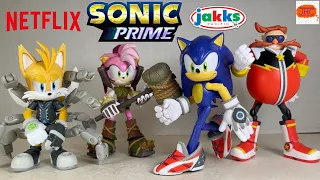 SONIC PRIME! Netflix New Yoke City Tails Nine Thorn Rose Mr. Dr. Eggman Jakks Pacific Wave 1 Review