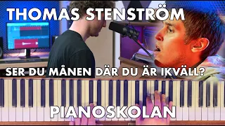 Ser du månen där du är ikväll? - Thomas Stenström (Pianoskolan) [ALLA ACKORD]