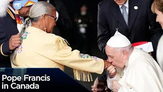 Pope Francis begins Canada trip focused on Indigenous reconciliation | FULL