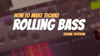 How To Make Techno Rolling Bass | FL Studio Tutorial