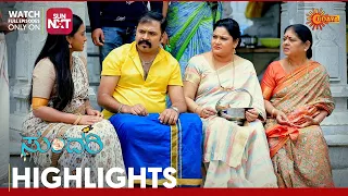 Sundari - Highlights | Full EP free on SUN NXT | 08Aug 2023 | Udaya TV