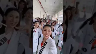 HARLENE HIPON TIKTOK WITH BINIBINING PILIPINAS 2022 CANDIDATES #shorts