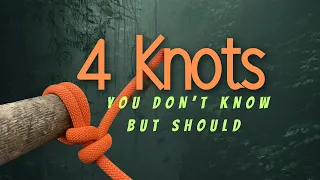 4 HANDY KNOTS That You Don't Know #hiking #backpacking #camping #knot