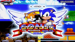 Sonic Delta Reloaded - New zone transitions (07/06/2023) | ✪ Sonic Hack