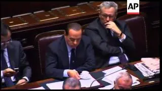 Italy - Prime Minister Berlusconi survives no-confidence vote / violence
