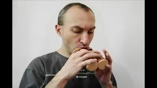 Двойная Окарина Кленовая тональность ФА минор | Double Ocarina Maple tone F minor