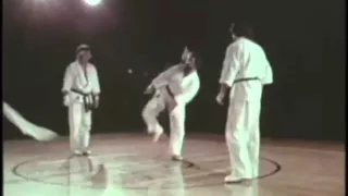 Karate tournaments in the 1970s.