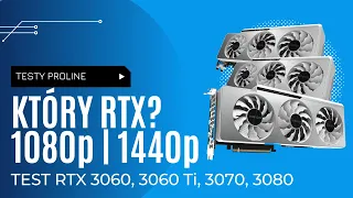 👾GIGABYTE RTX 3060 vs RTX 3060 Ti vs RTX 3070 Ti vs RTX 3080. Jaka karta graficzna do 1080p i 1440p?