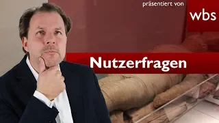 Warum darf man Mumien ausgraben, aber keine Leichen? | Nutzerfragen RA Christian Solmecke