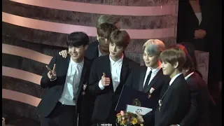 181024 대중문화예술상 방탄소년단 BTS - 전 출연진 사진촬영