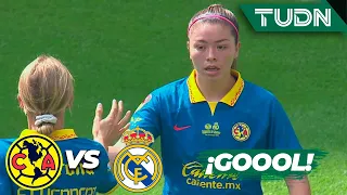 ¡AMÉRICA YA GOLEA AL REAL MADRID! | América 3-0 Real Madrid | Amistoso Internacional Femenil | TUDN