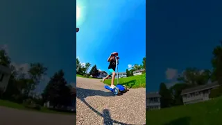 Daughter riding her Globber Scooter this #summer