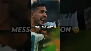 reação do Messi ao ganhar a copa!💙 #youtube #shorts #messi #reaction