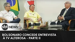 Bolsonaro concede entrevista exclusiva à TV Alterosa, afiliada do SBT - Parte II