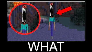This Scary Herobrines in Minecraft - minecraft animations wait what meme nextbot