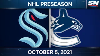 NHL Pre-Season Highlights | Kraken vs Canucks – October 5th, 2021