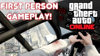 Grand Theft Auto V - XBOX ONE GAMEPLAY! First Person Online Free Roam!