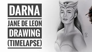 Jane De Leon as the new DARNA | Drawing | Timelapse