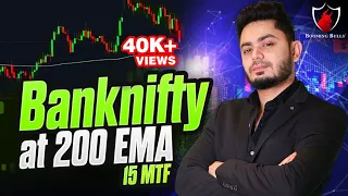 Banknifty at 200 EMA || Booming Bulls || Anish Singh Thakur